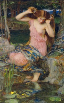  Waterhouse Tableaux - Lamia femme grecque John William Waterhouse
